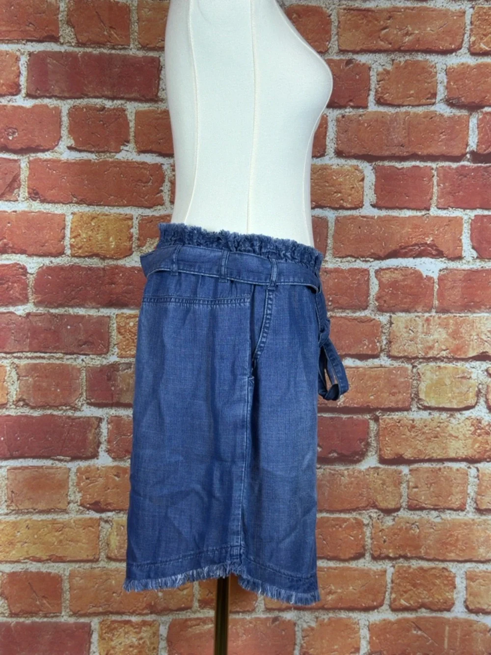 Cloth & Stone 100% Tencel Blue Midi Skirt Size Medium - Picture 6 of 15